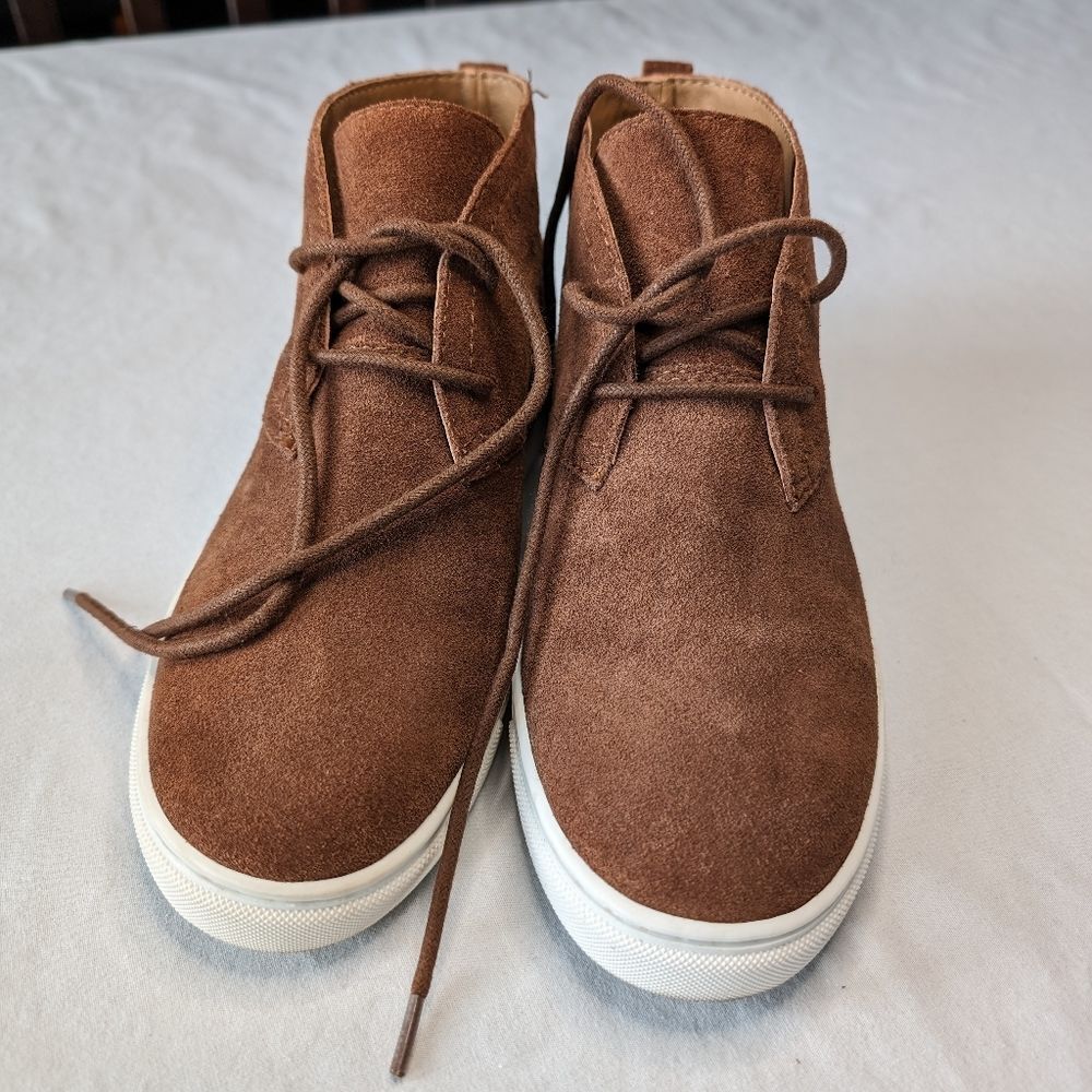 Lucky Brand Lorelle Chocolate Brown Leather Boots